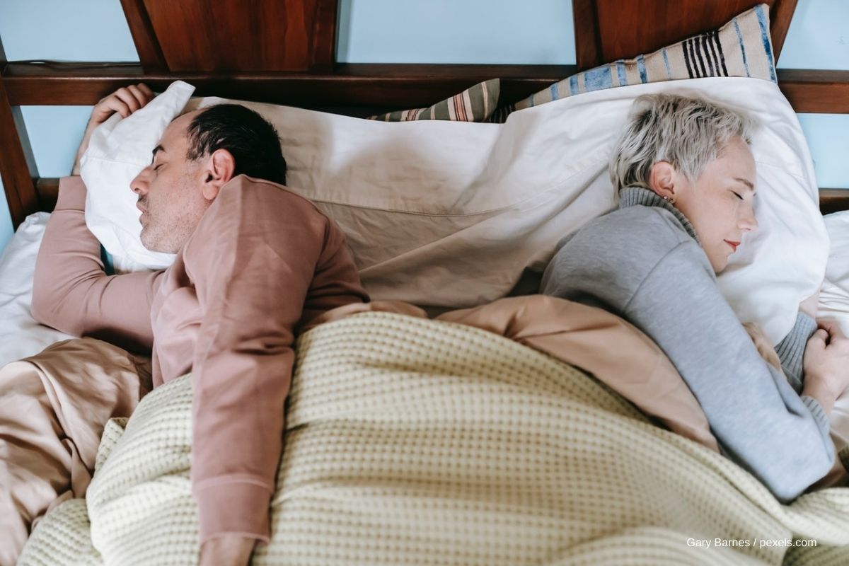 Mattress at the double bed