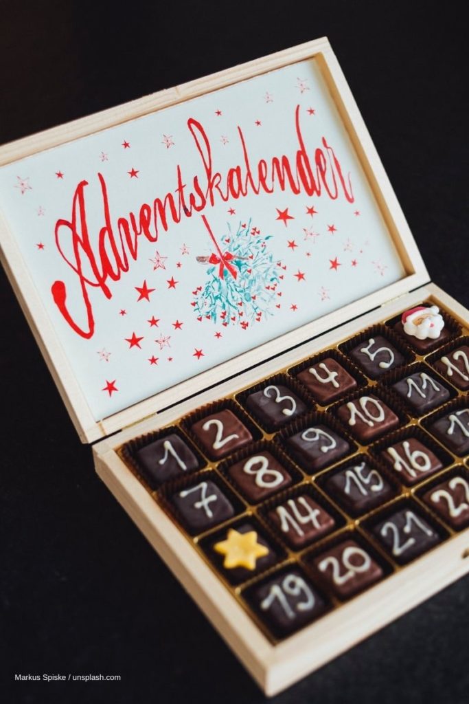 a chocolate advent calendar