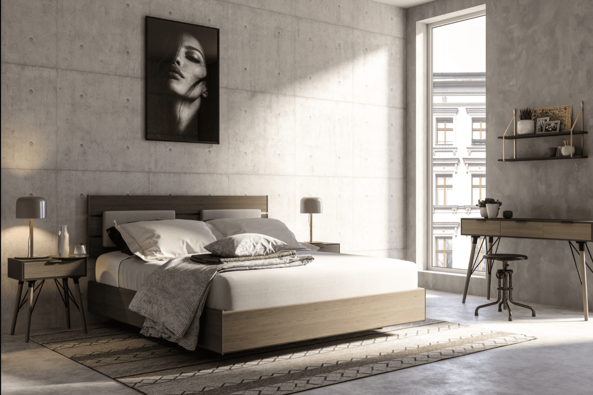 Design-Bett Holz