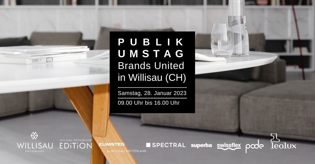 Möbelshow „Brands United“ Willisau