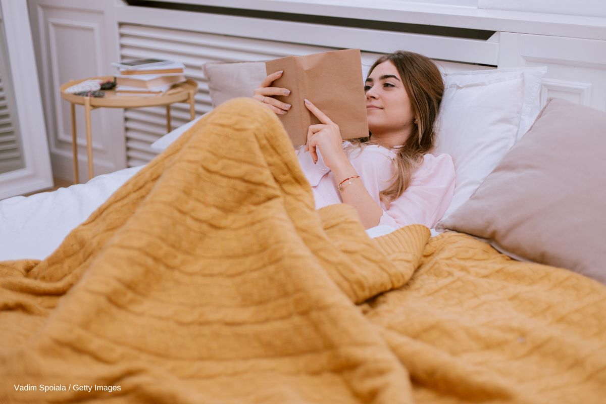 reading in bed