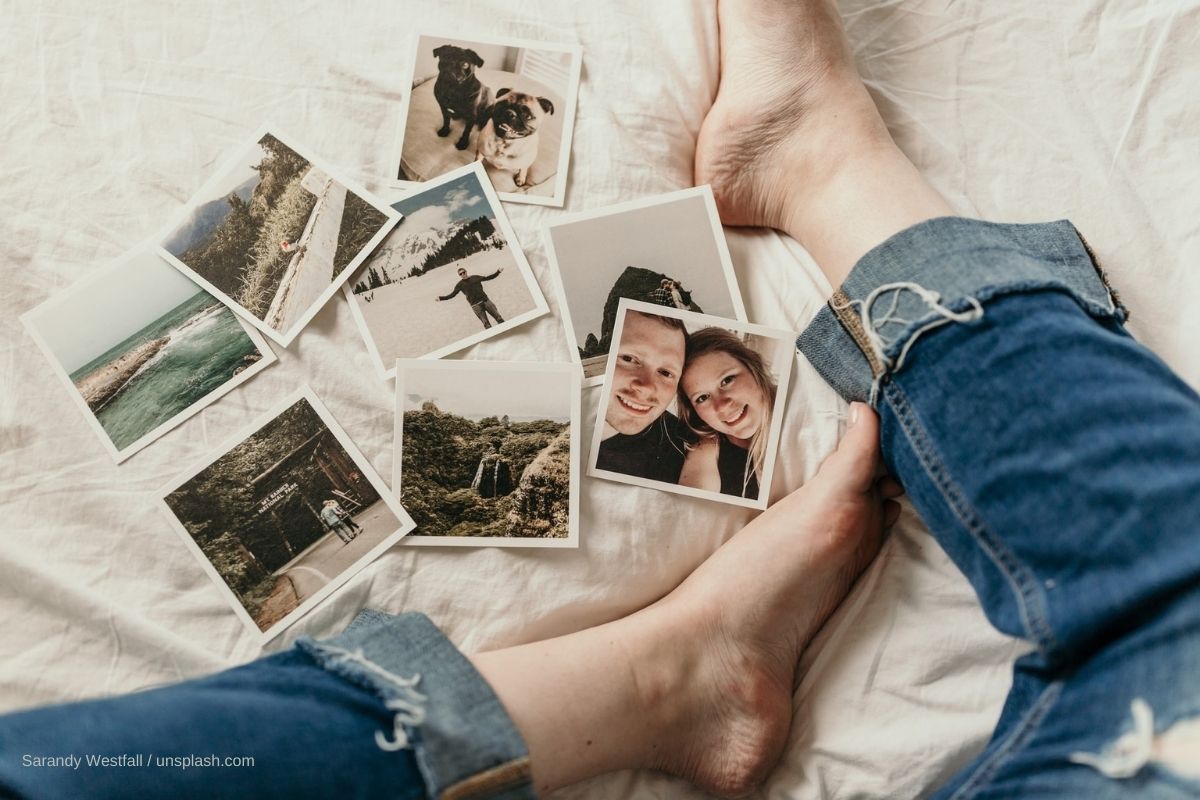 Cadre photo comme cadeau de Saint-Valentin